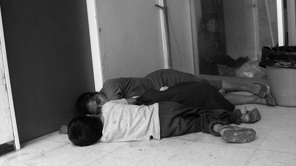 Tlapa is home to the only hospital in the region. It is not unusual for women and children to sleep on the floor as they wait to be seen, and even though it is a public hospital, patients say they are often asked to pay [Prometeo Lucero]
