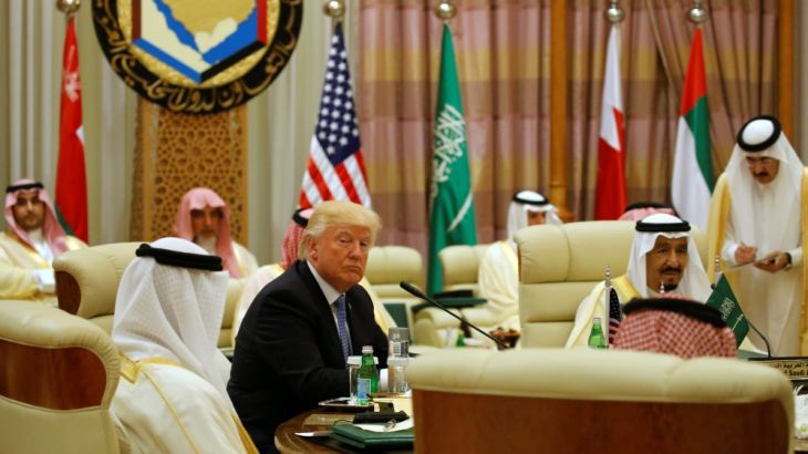Trump sits down to meeting with of GCC leaders during their summit in Riyadh