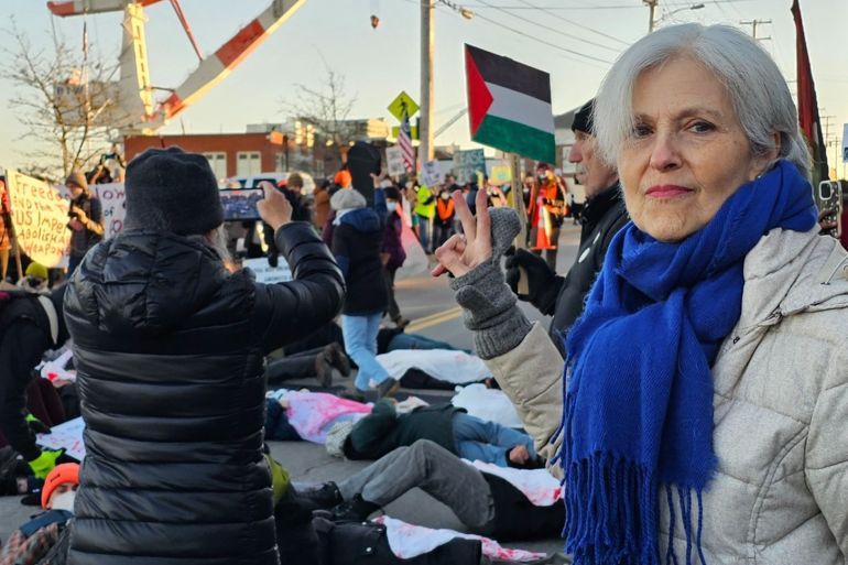 US presidential candidate Jill Stein, who was arrested during an anti-war protest at Washington University, has spoken to Al Jazeera about what happened.