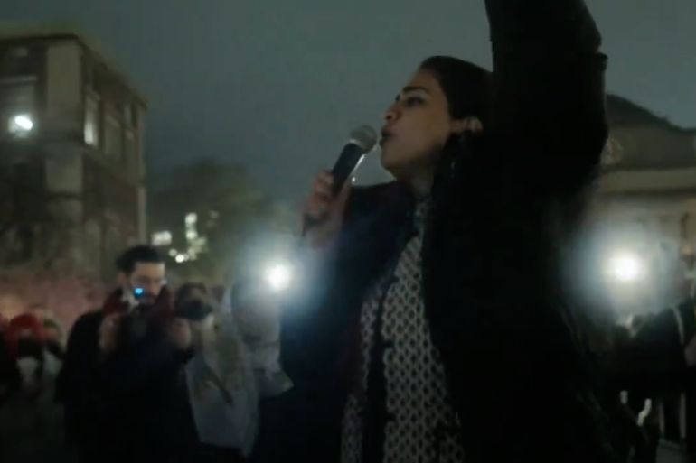 A video of pro-Palestine protesters using the Kashmiri slogan “azaadi” meaning “freedom” in a chant at Columbia University has provoked debate and discussion.